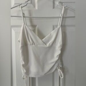 ❤️Forever 21 White Ribbed Camisole Top